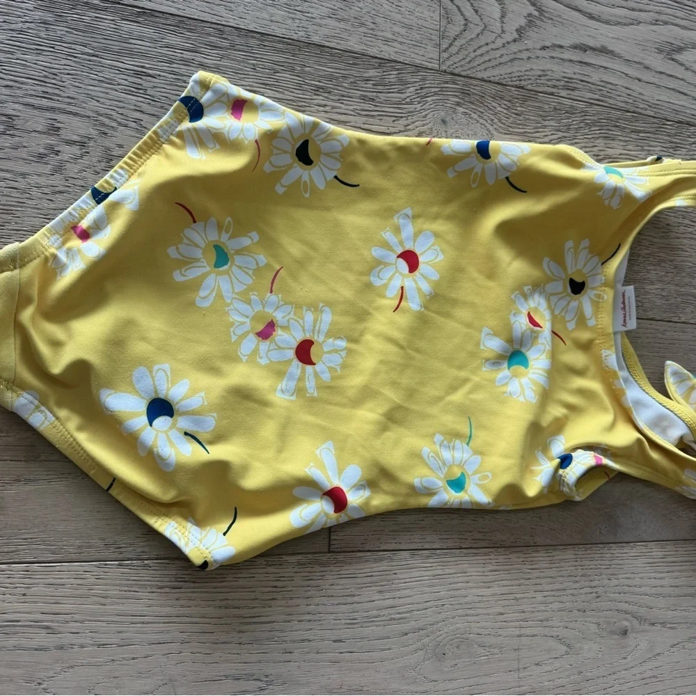 Hanna Andersson Yellow Daisy Kids Swimsuit